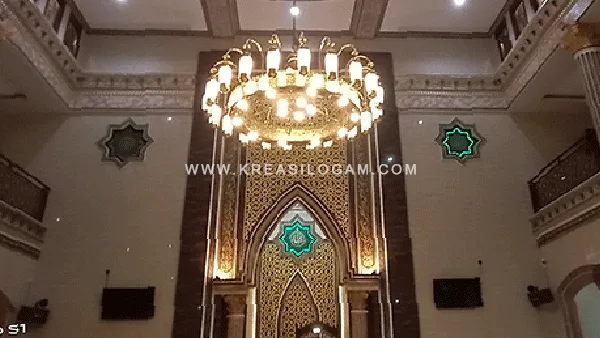 lampu nabawi 2,5 meter 20 tangkai